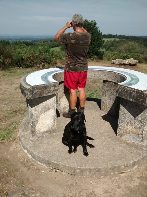 Fleur at Mont Gargan summit